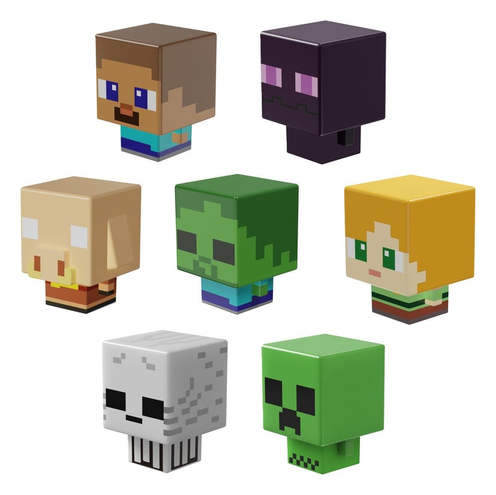 Minecraft Mini Linterna Luz Nocturna Blind Box Display (20) Frikytopia