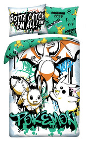 Pokémon Funda Nórdica Ver. 18 140 x 200 cm / 70 x 90 cm