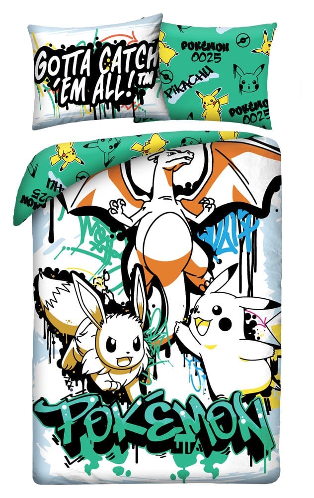 Pokémon Funda Nórdica Ver. 18 140 x 200 cm / 70 x 90 cm