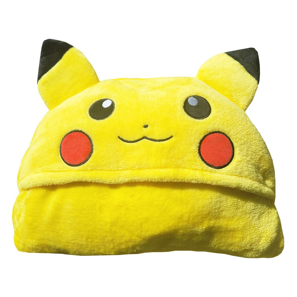 Pokémon Coral Manta con capucha Pikachu 120 x 150 cm Frikytopia
