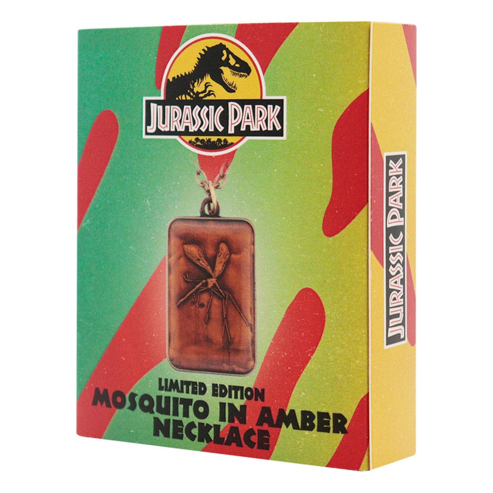 Jurassic Park Collar con colgante de ámbar Limited Edtiton