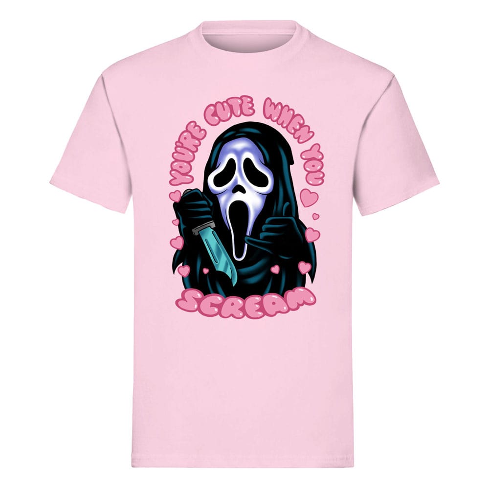 Scream Camiseta Ghost Face You're Cute when you Scream talla XL