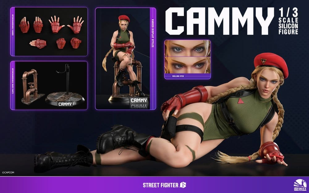 Street Fighter 6 Figura de Silicona 1/3 Cammy 65 cm