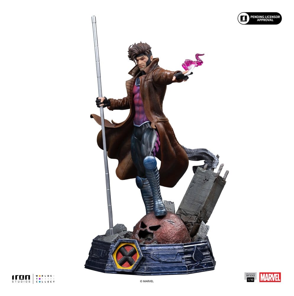 Marvel Gambito Unleashed Art Scale Estatua 1/10 Gambito 28 cm