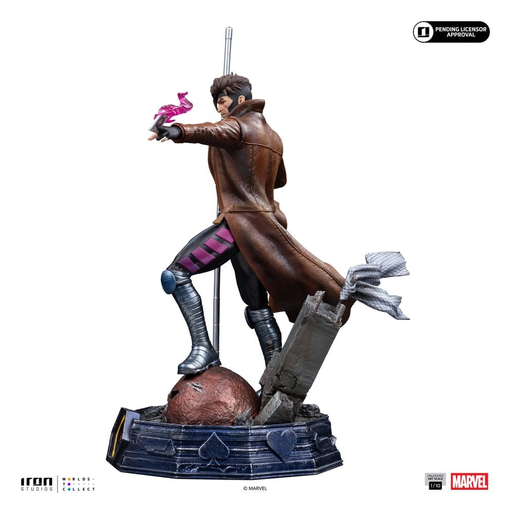 Marvel Gambito Unleashed Art Scale Estatua 1/10 Gambito 28 cm