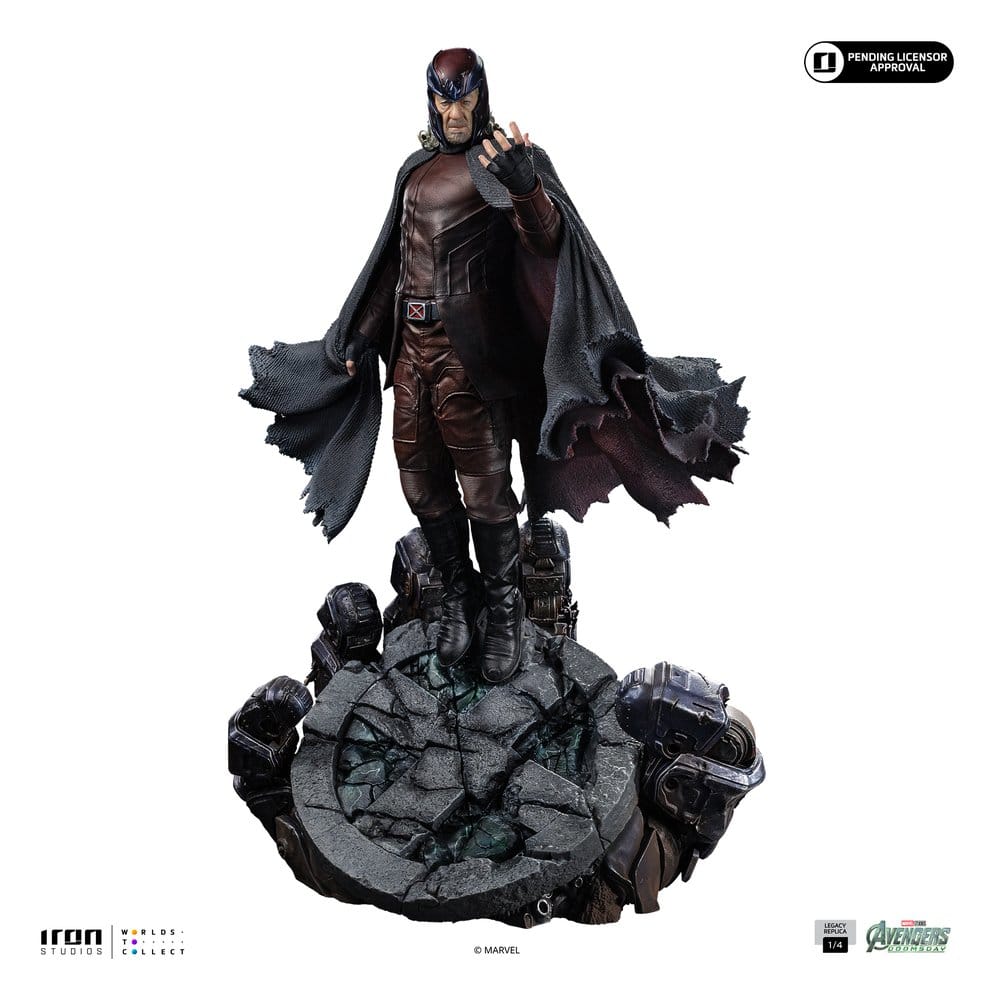 Avengers: Doomsday Estatua 1/4 Legacy Replica Magneto 70 cm