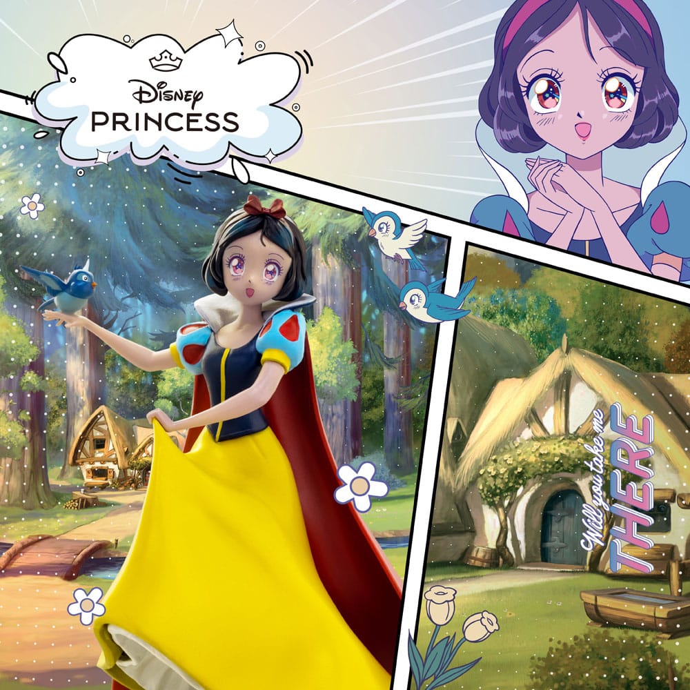 Disney Estatua Anime Princess Scale Blancanieves 17 cm