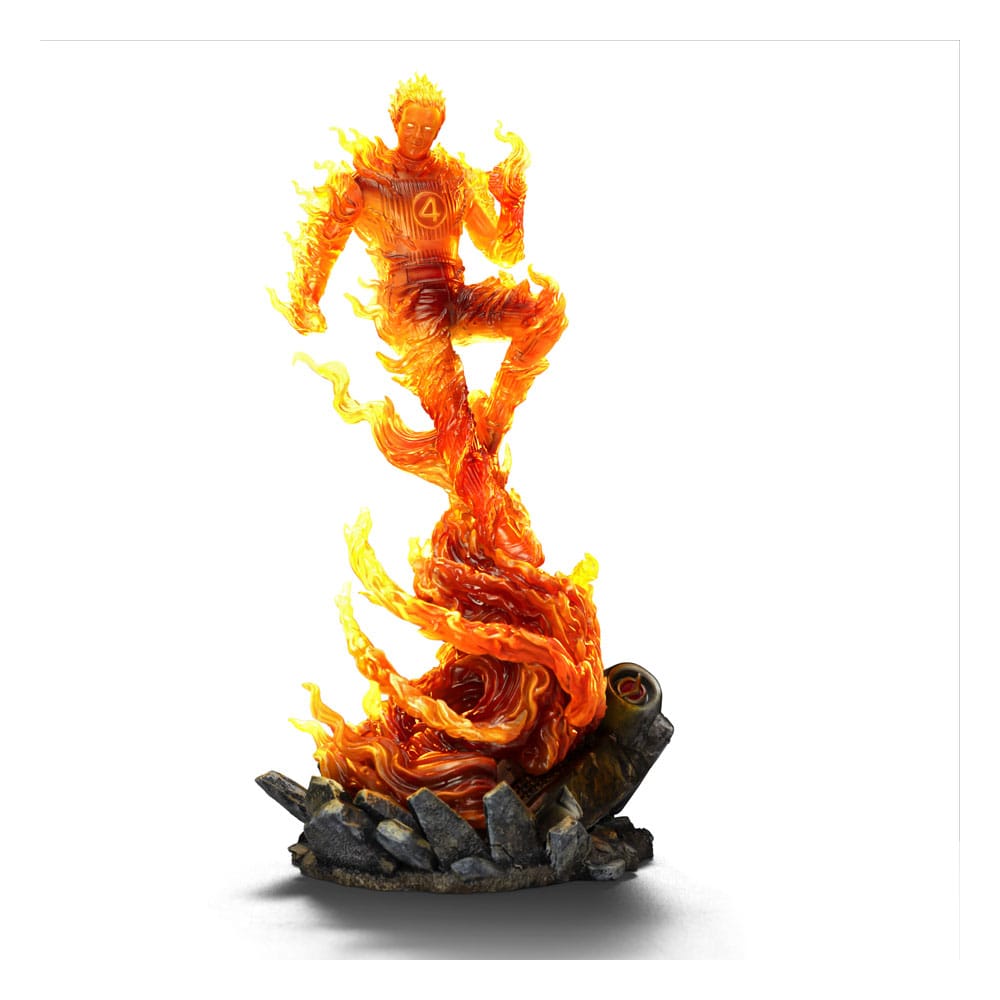 Fantastic Four Estatua 1/10 Art Scale Human Torch 30 cm Frikytopia