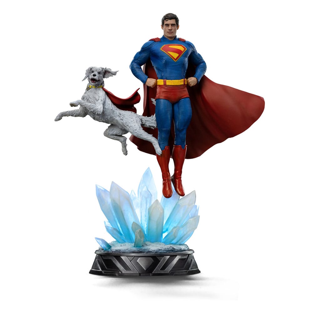 Superman Legacy Estatua 1/10 Art Scale Superman & Krypto 32 cm Frikytopia