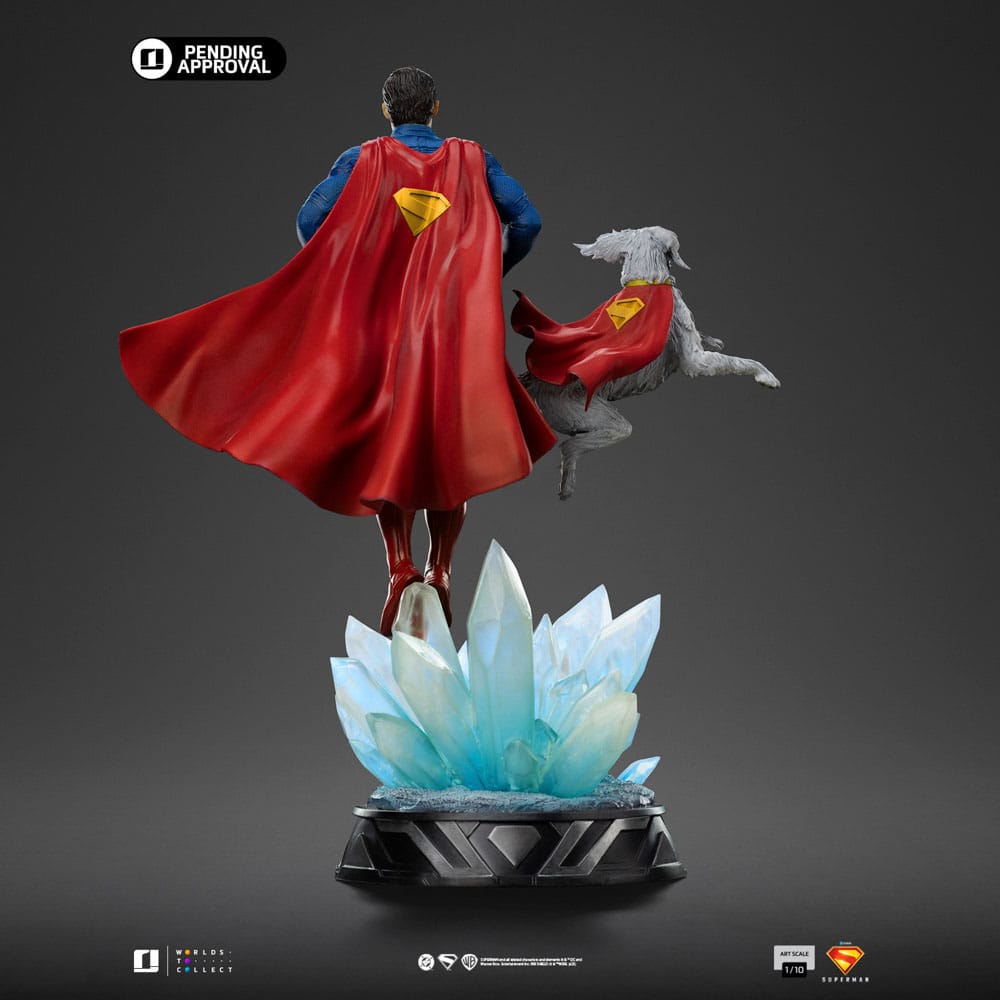 Superman Legacy Estatua 1/10 Art Scale Superman & Krypto 32 cm