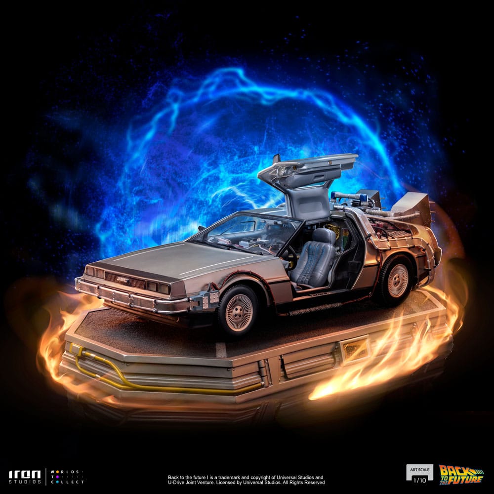 Regreso al Futuro Estatua 1/10 Art Scale DeLorean 53 cm