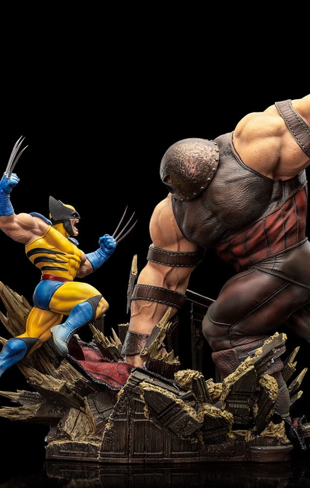 Marvel Estatua 1/10 BDS Art Scale Wolverine vs Juggernaut heo EU Exclusive 30 cm