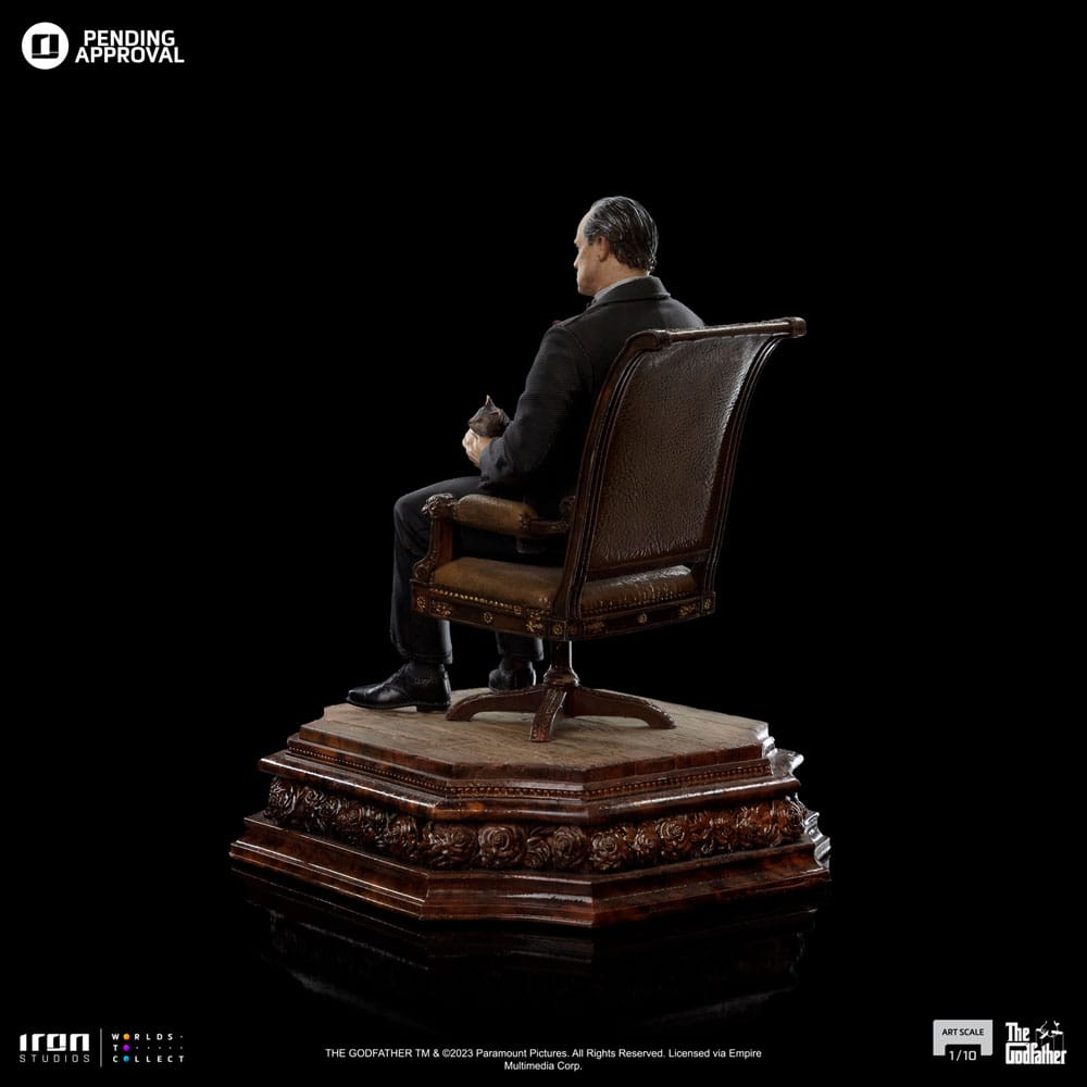 El Padrino Estatua 1/10 Art Scale Don Vito Corelione 19 cm