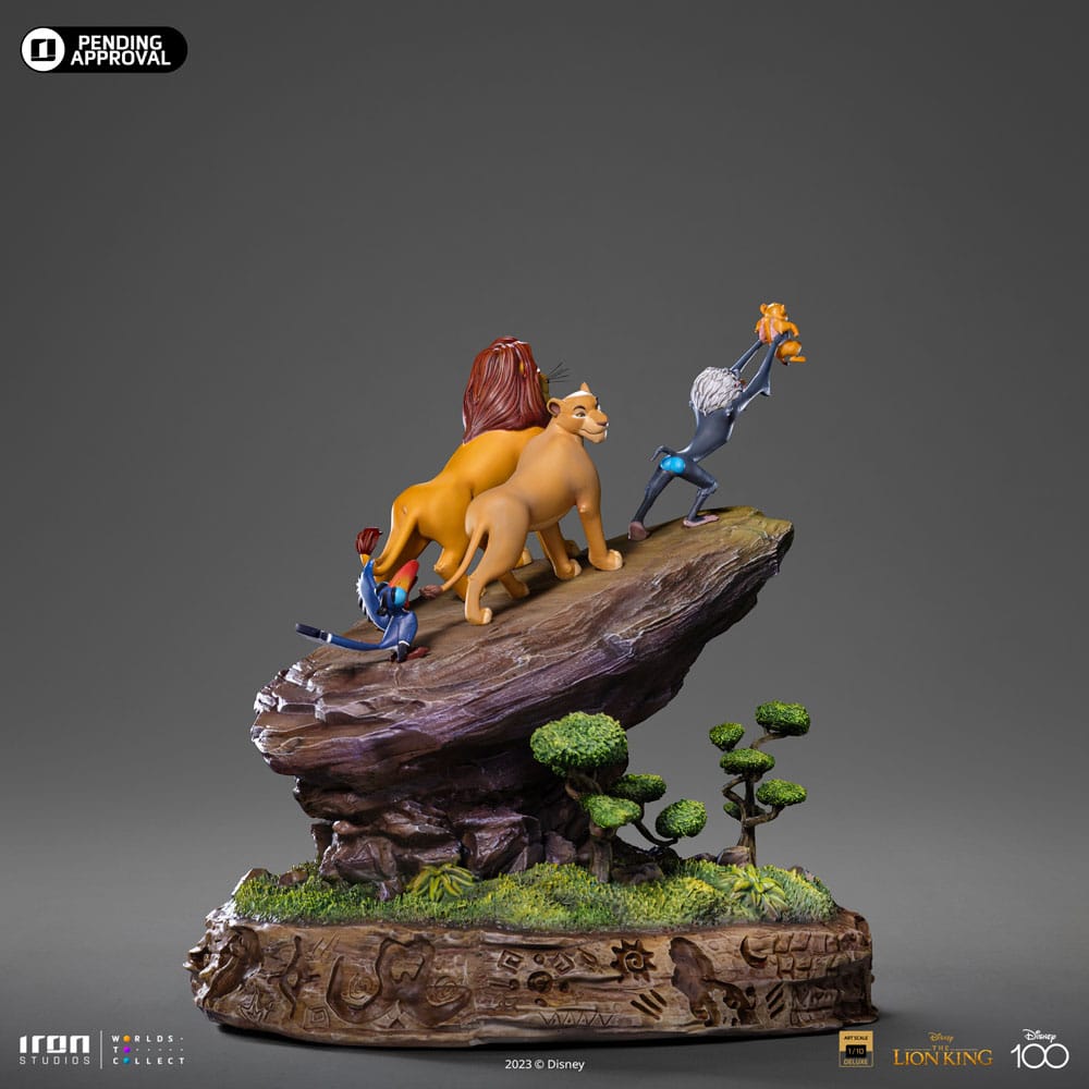 Disney Estatua 1/10 Deluxe Art Scale El rey león 34 cm