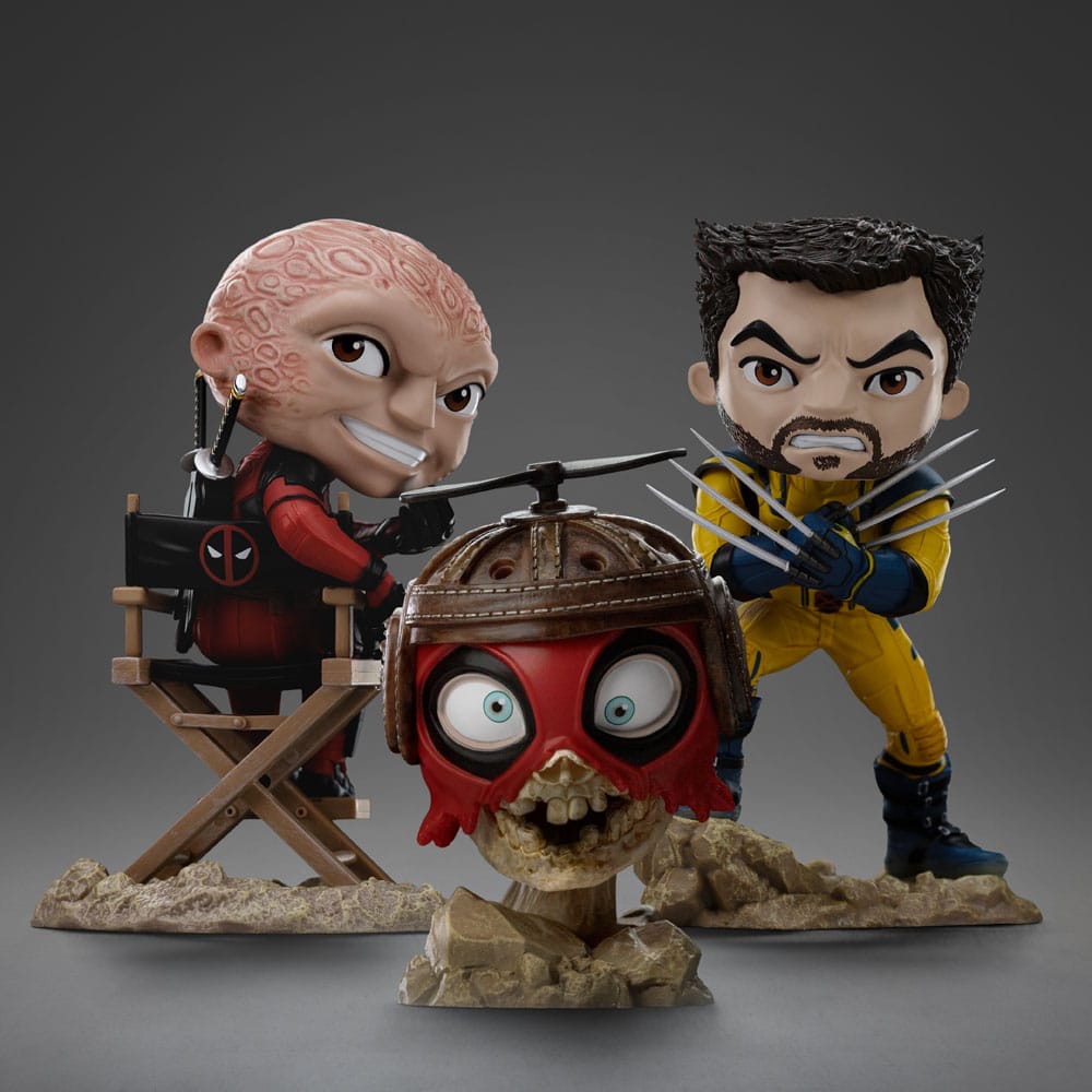 Deadpool & Wolverine Minifigura Mini Co. PVC Deadpool Unmasked 13 cm