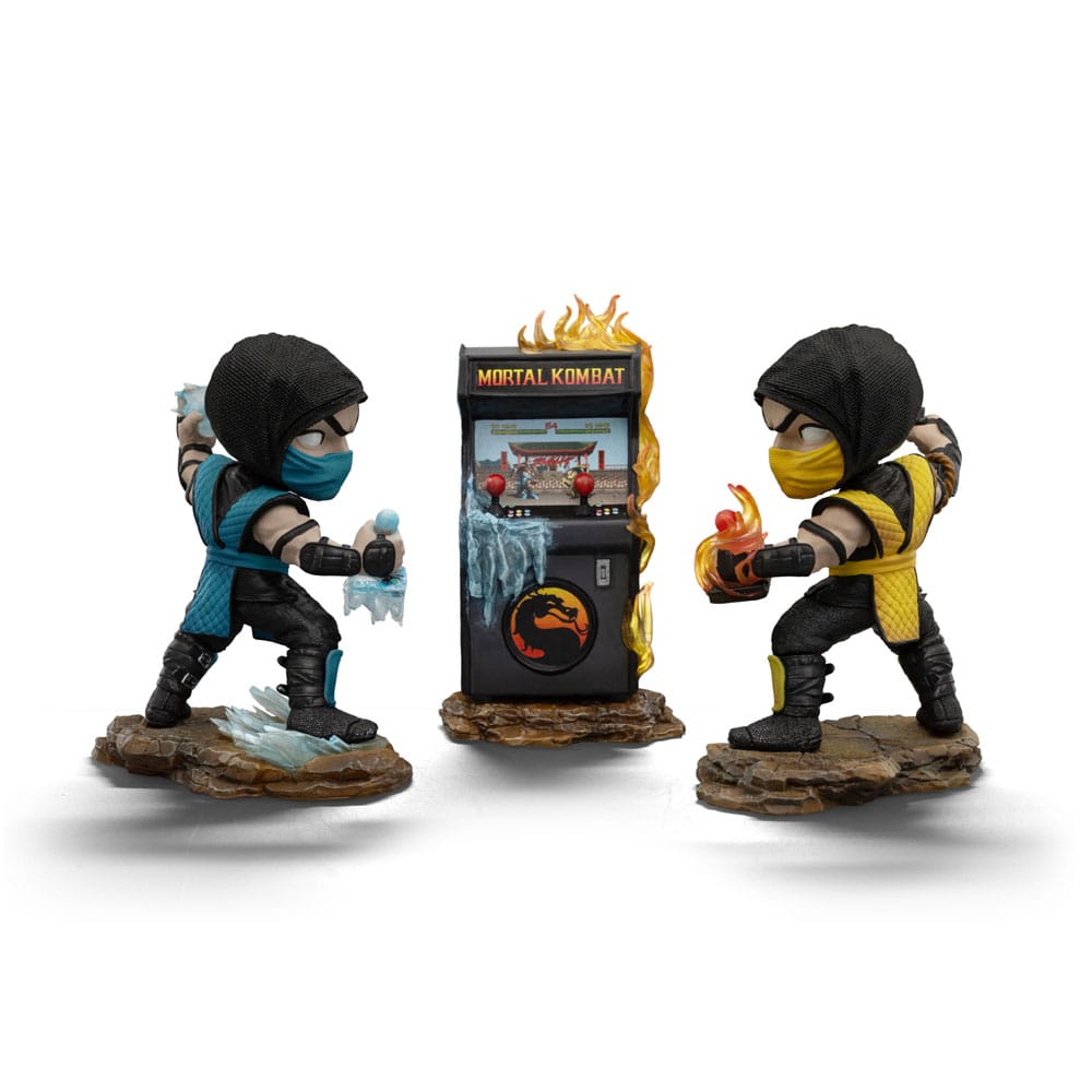 Mortal Kombat Minifiguras Mini Co. PVC Scorpion vs. Subzero Arcade Set 15 cm