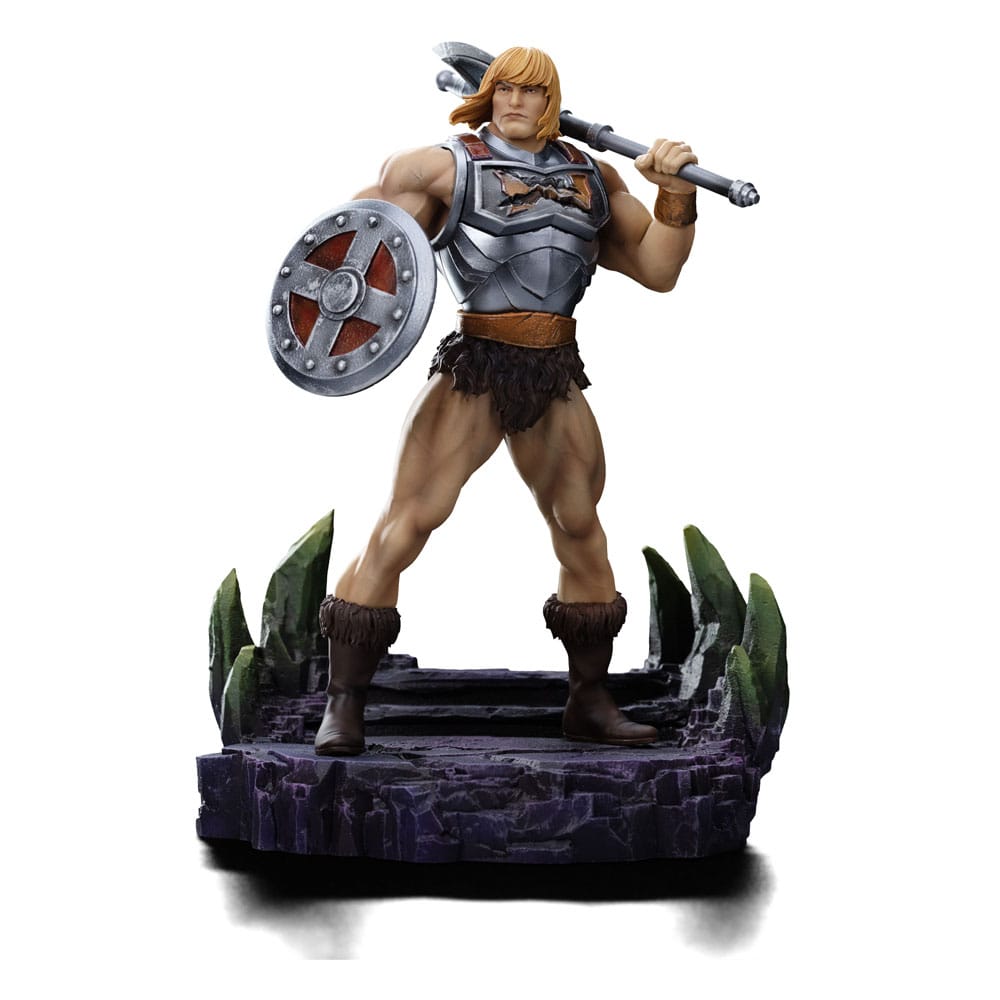 Masters of the Universe Estatua 1/10 Art Scale He-Man Battle Armor Version heo Exclusive 23 cm Frikytopia