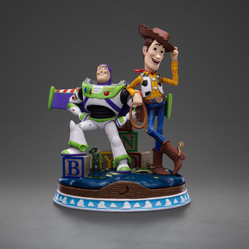 Toy Story Estatua 1/10 Deluxe Art Scale Buzz & Woody 38 cm