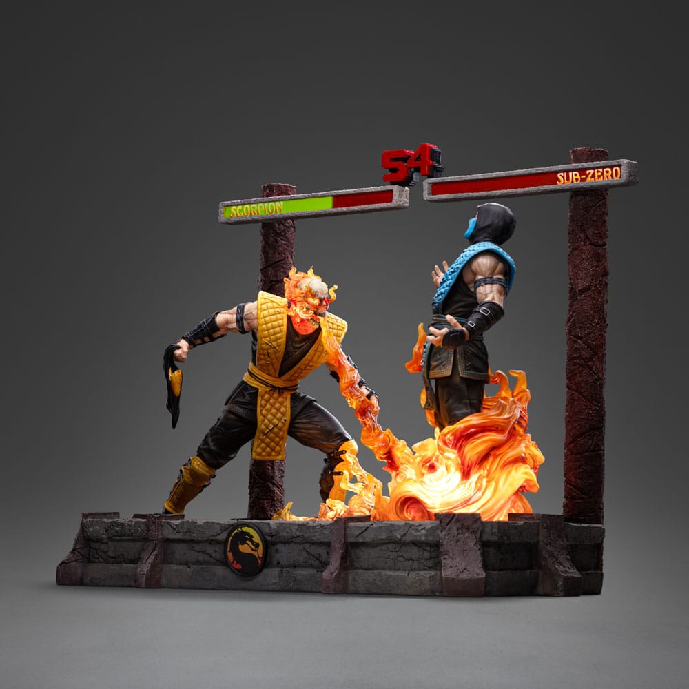 Mortal Kombat Estatua 1/10 Deluxe Art Scale Scorpion Fatality 27 cm