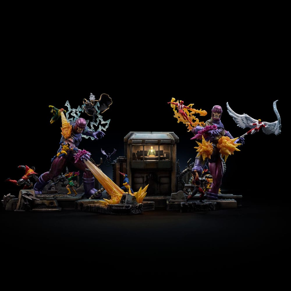 Marvel Estatua 1/20 Demi Art Scale X-Men Danger Room Diorama A 42 cm