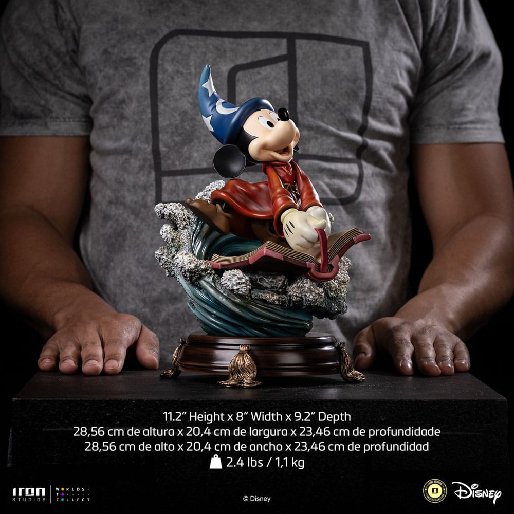 Disney Classics Estatua 1/10 Deluxe Art Scale Vintage Collection Sorcerer Mickey 28 cm