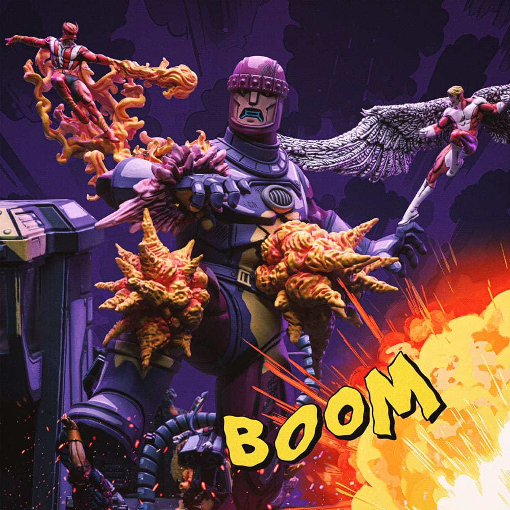 X-MEN DANGER ROOOM DIORAMA B COMIC DEMI ART 1/20 Estatua