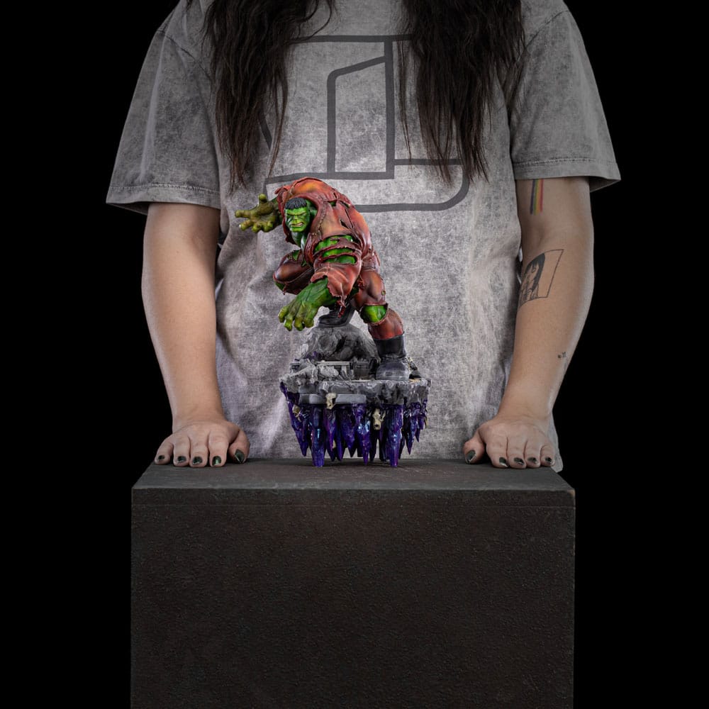Marvel Estatua 1/10 BDS Art Scale Infinity Gauntlet Hulk Deluxe Diorama 32 cm