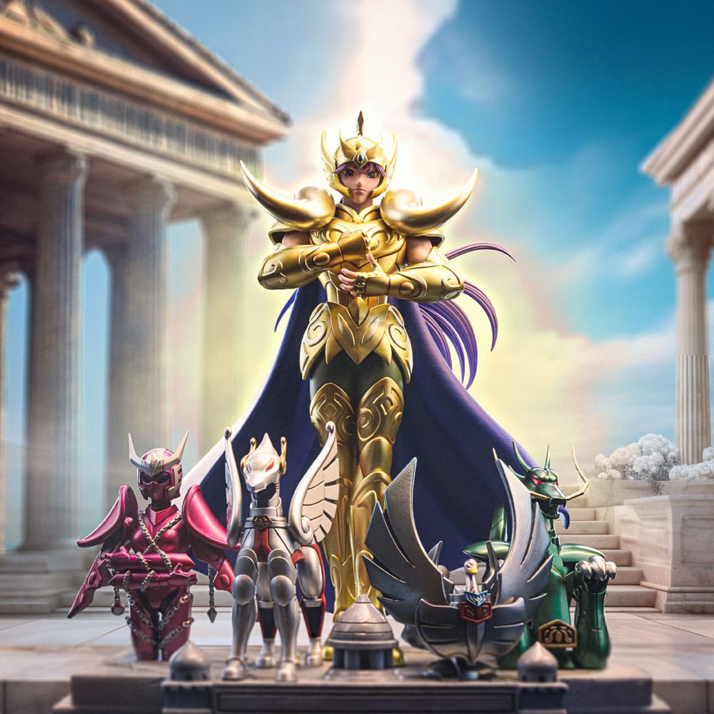 Saint Seiya Estatua 1/10 Art Scale Aries Mu Deluxe 27 cm