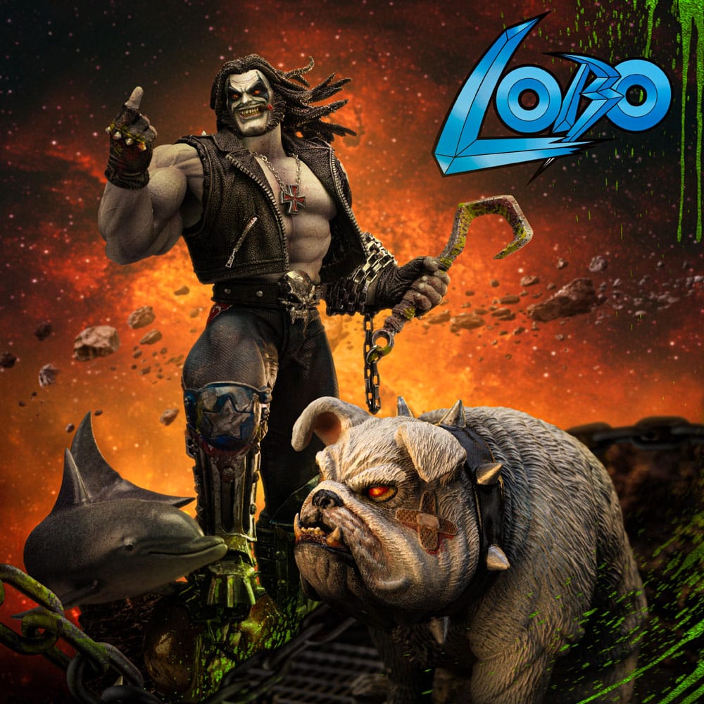 DC COMICS LOBO UNLEASHED 1/10 Estatua