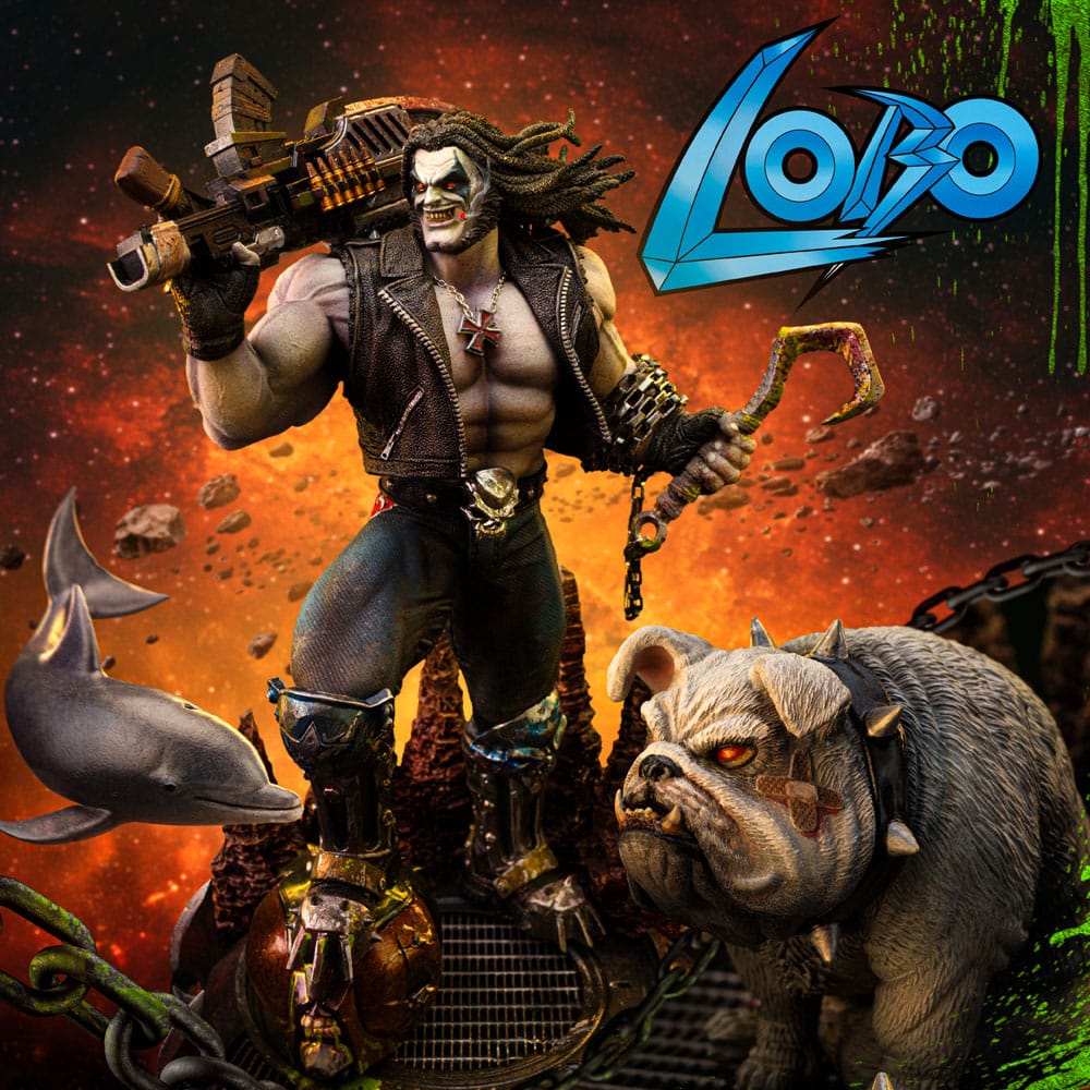 DC COMICS LOBO UNLEASHED 1/10 Estatua