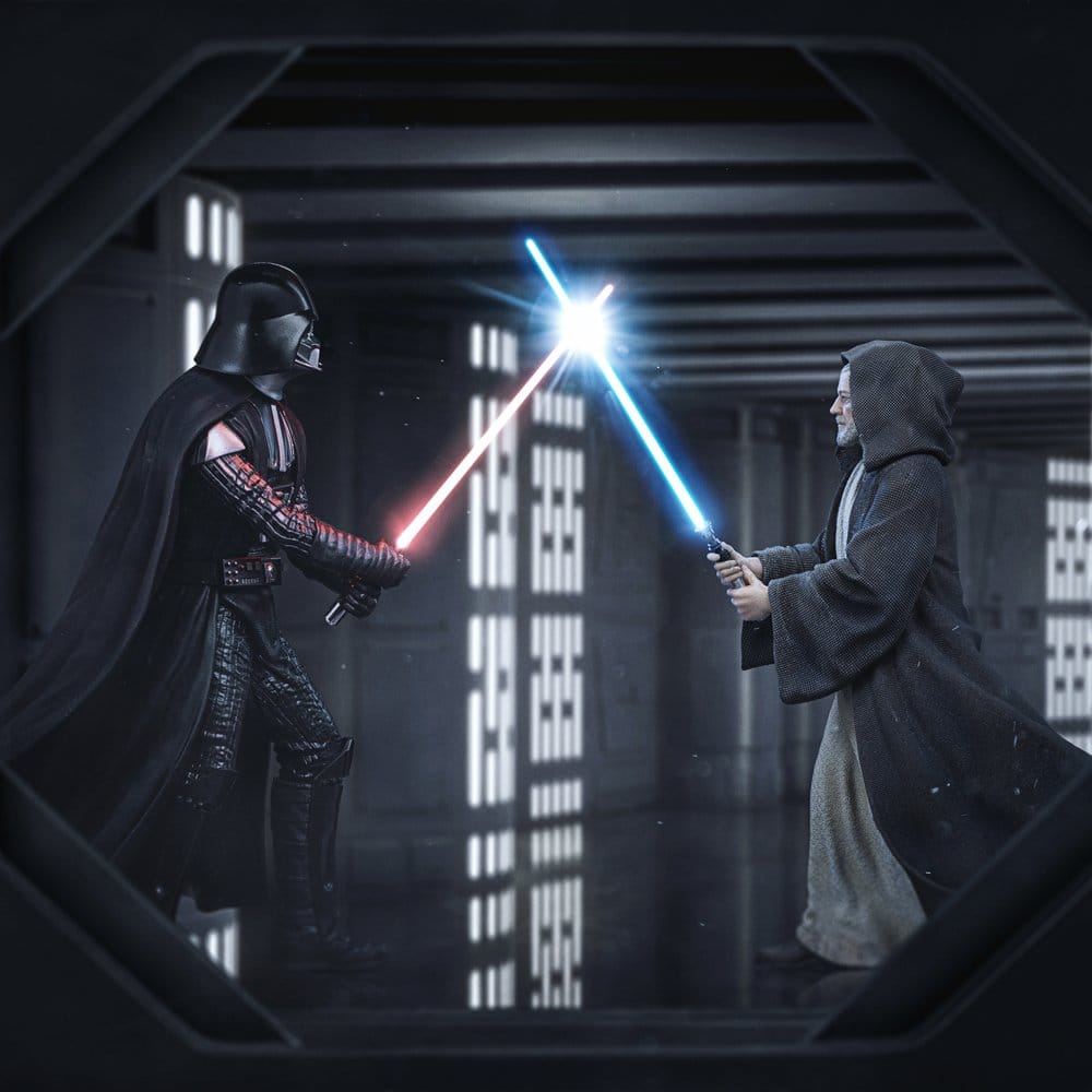 Star Wars Estatua 1/10 Deluxe Art Scale Darth Vader Vs Obi-Wan Kenobi (CCXP Exclusive 2025) 24 cm