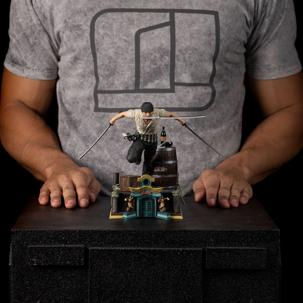 One Piece Estatua 1/10 Art Scale Zoro 19 cm