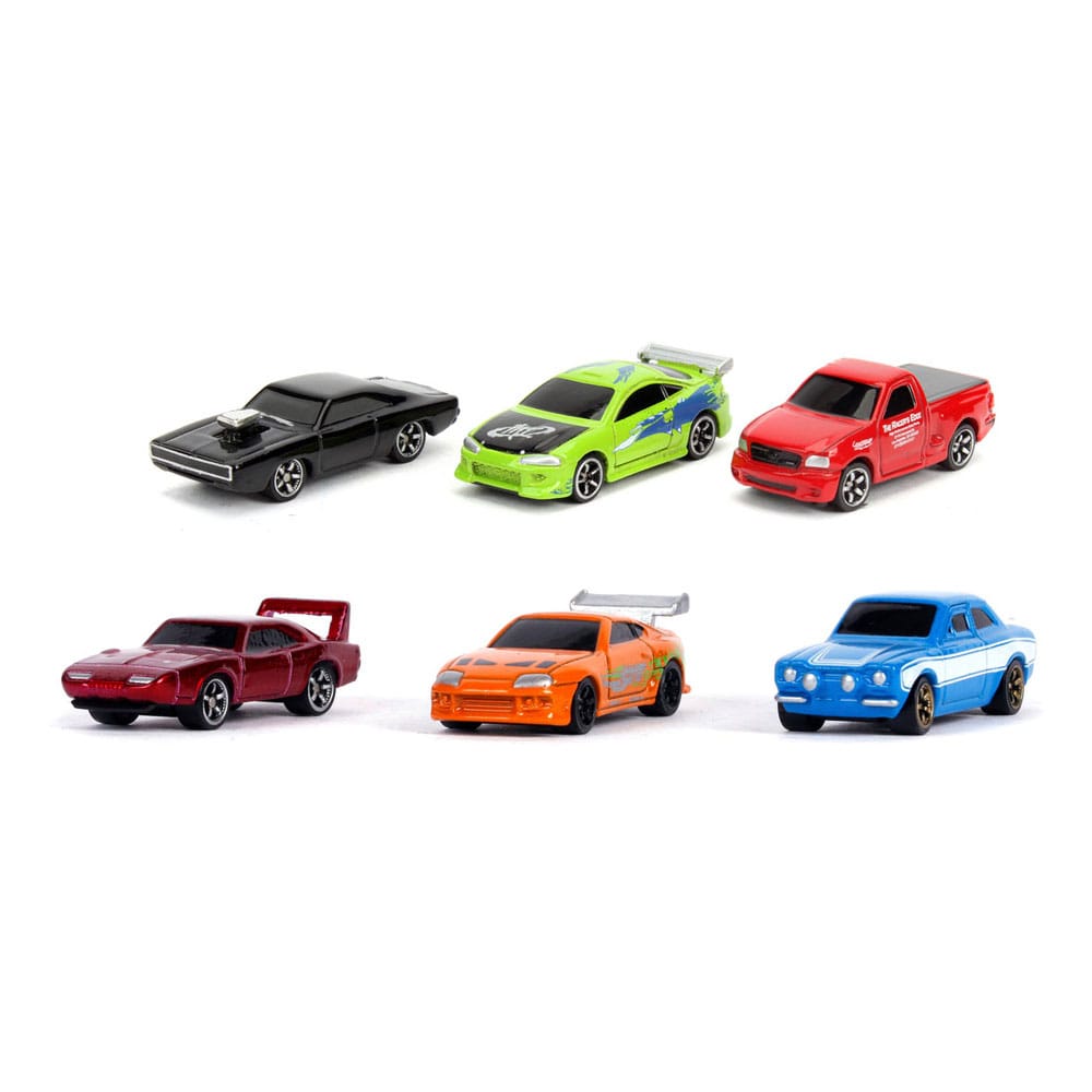 A Todo Gas mini vehículos Nano Hollywood Cars Diecast Display (24) Frikytopia