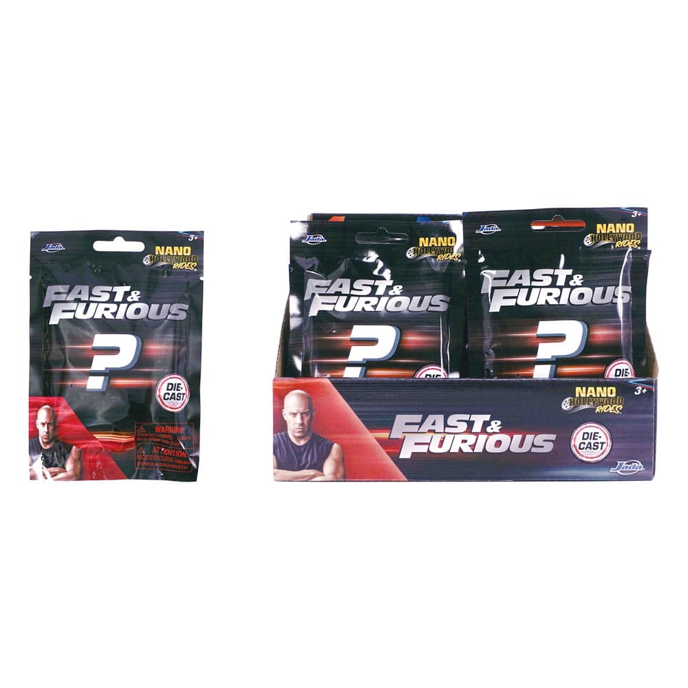 A Todo Gas mini vehículos Nano Hollywood Cars Diecast Display (24)