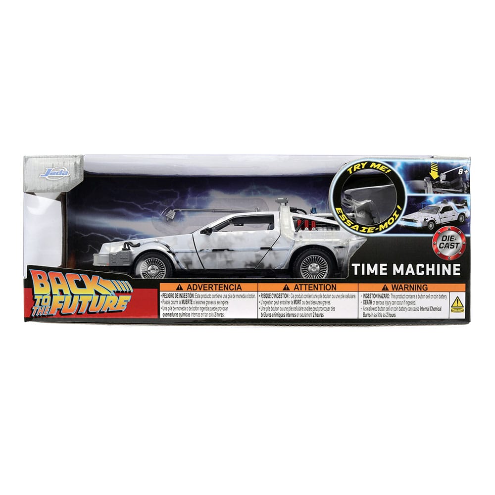 Regreso al Futuro Vehículo Diecast 1/24 Time Machine Frost