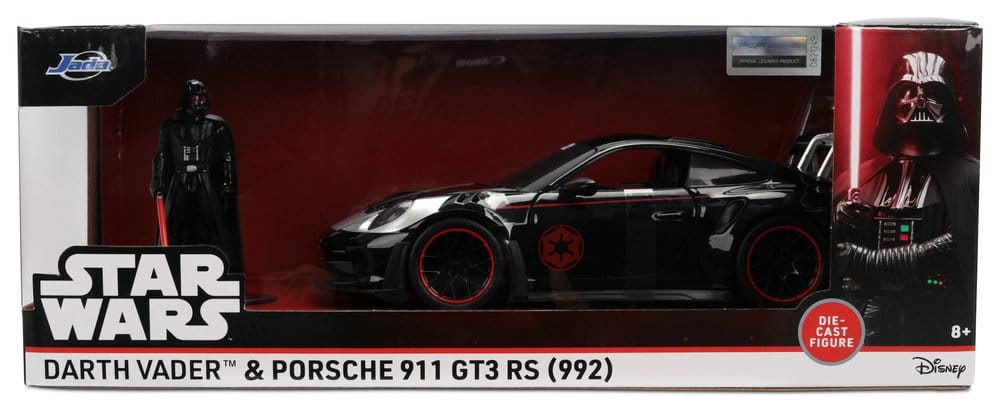 Star Wars Vehículo 1:24 Darth Vader Porsche 911