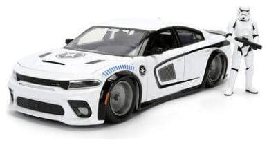 Star Wars Vehículo 1:24 Stormtrooper Dodge Charger SRT Hellcat Frikytopia