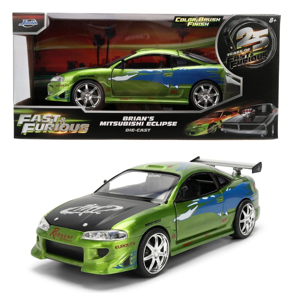 A Todo Gas Diecast Vehículo 1:24 Anniversary Mitsubishi 19 cm