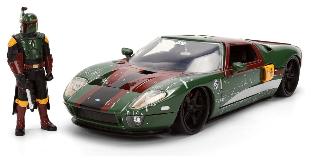 Star Wars Vehículo 1:24 Boba Fett 2005 Ford GT