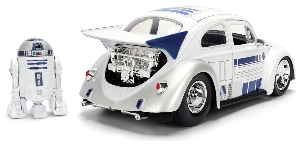 Star Wars Vehículo 1:24 R2-D2 1959 VW Drag Beetle