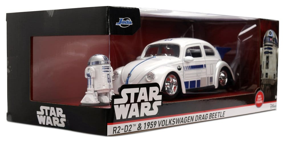 Star Wars Vehículo 1:24 R2-D2 1959 VW Drag Beetle