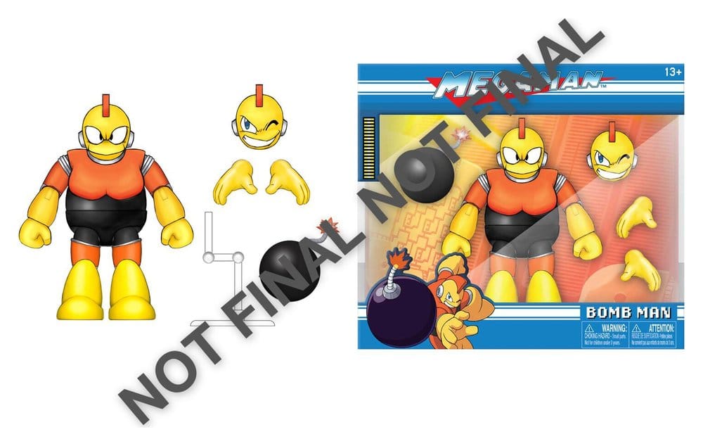 Mega Man Figura Bomb Man 13 cm Frikytopia