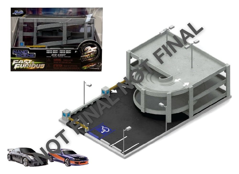 A Todo Gas Diorama Nano Scene Tokyo Drift Garage