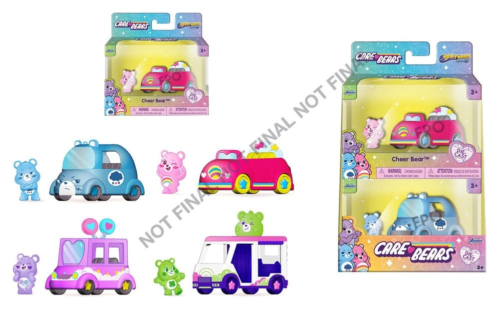 Care Bears Vehículos Diecast 1/55 Wave 1 Surtido (8) Frikytopia