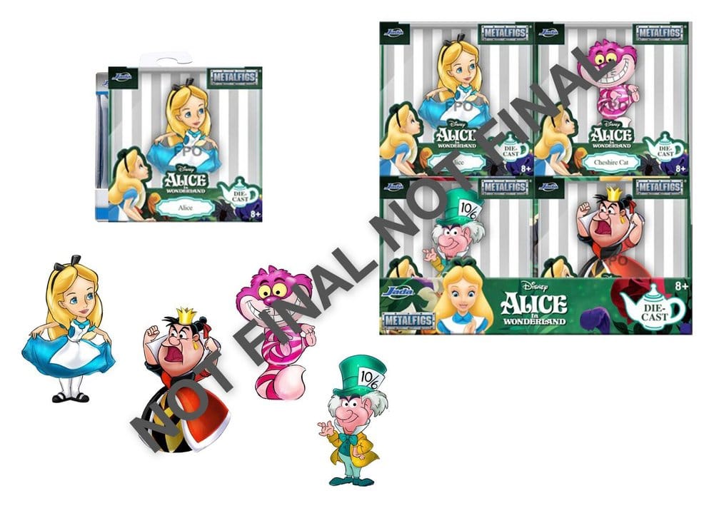 Alicia en el país de las maravillas Figuras Mini 6 cm Wave 1 Expositor (12) Frikytopia