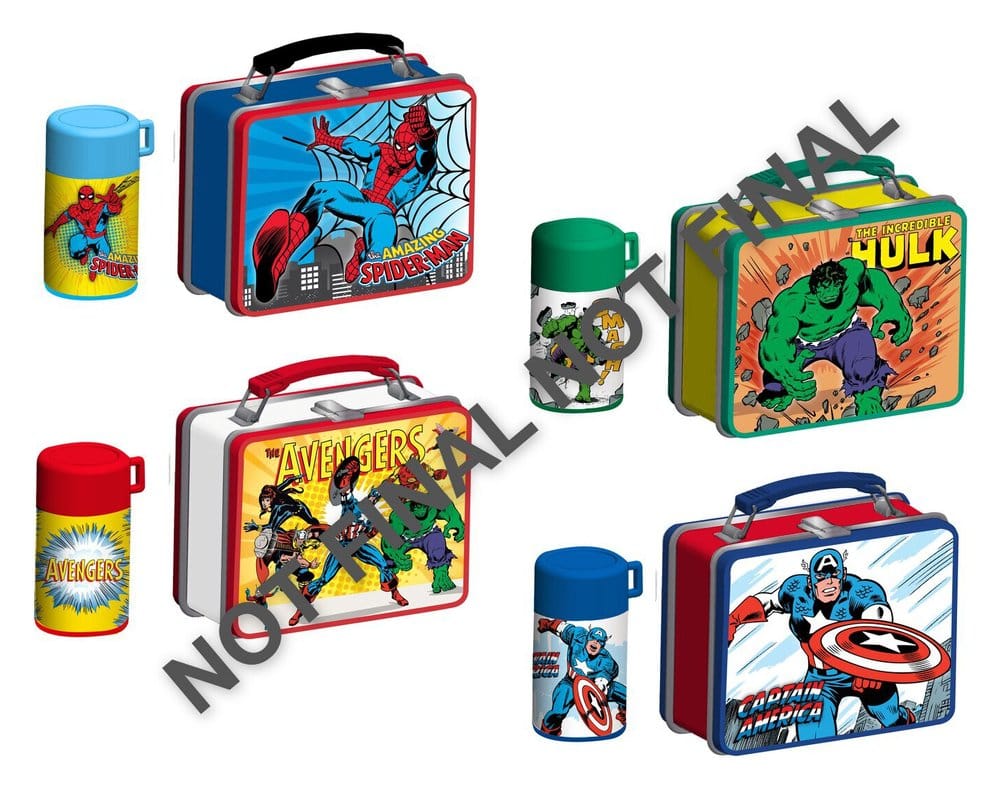 Marvel Lunch Time Collectibles Figuras Mini 6 cm Expositor (12)