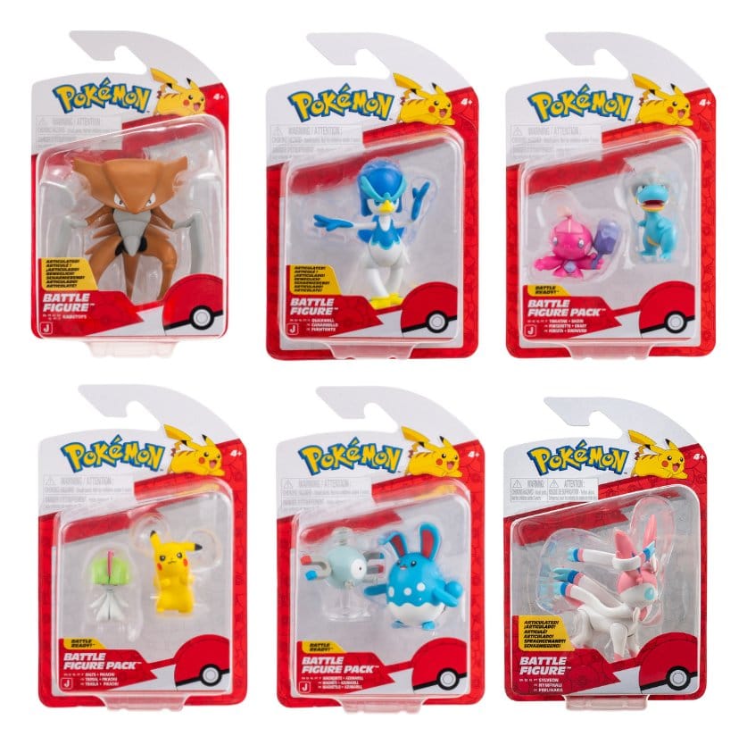 Pokémon Battle Figure Figuras ver. 21 Surtido (6) Frikytopia