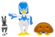 Pokémon Battle Figure Figuras 3-Pack Blitzle, Kabuto & Quaxwell