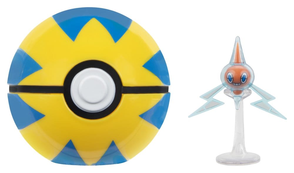 Pokémon Clip 'n' Go Figura de Acción Wave 21 Rotom & Veloz Ball Frikytopia