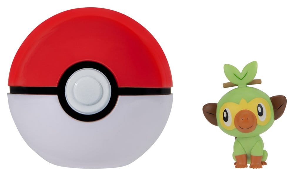 Pokémon Clip 'n' Go Figura de Acción Wave 21 Grookey & Poké Ball Frikytopia